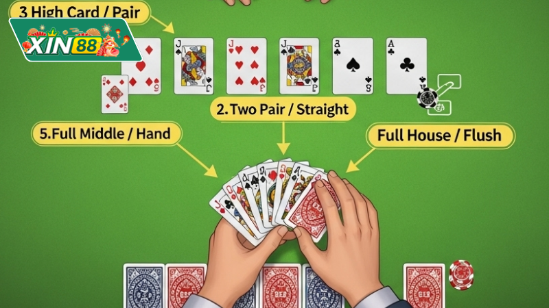 Hướng dẫn chơi Mậu Binh – Nghệ thuật sắp bài và đấu trí 